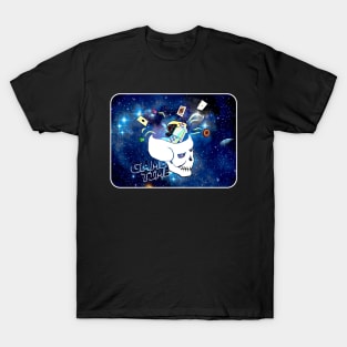 Video Game, Skull Space T-Shirt